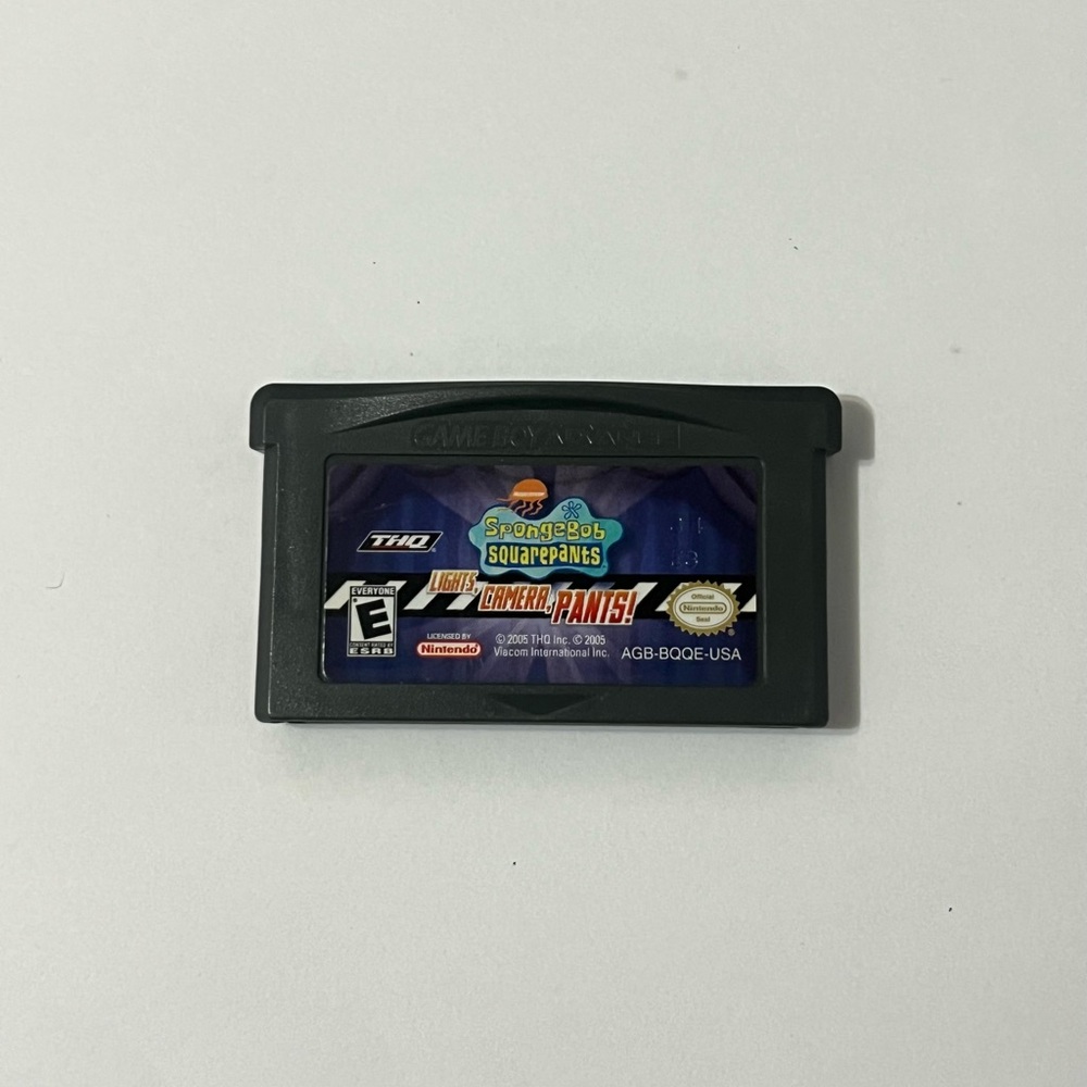 SpongeBob SquarePants: Lights, Camera, Pants (Nintendo Game Boy Advance, 2005)